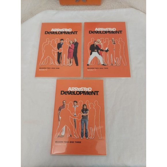 Arrested Development Complete Season 1 & Season 2 (DVD, 2009, 3-Disc Sets) Lot - Picture 4 of 6
